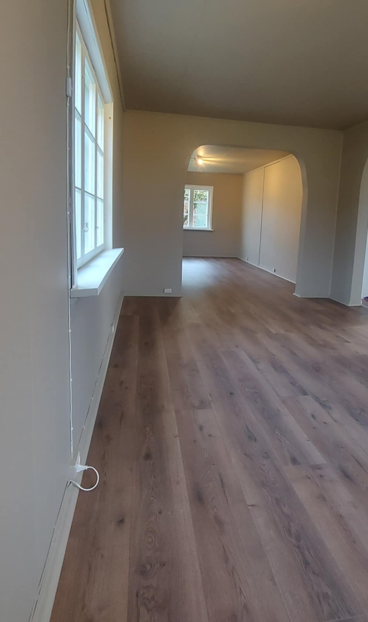 Spisestue og dagligstue henger sammen